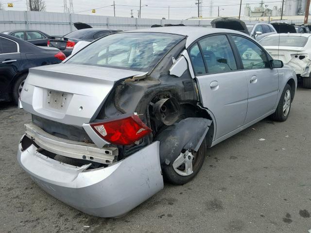 1G8AJ55F56Z111427 - 2006 SATURN ION LEVEL SILVER photo 4