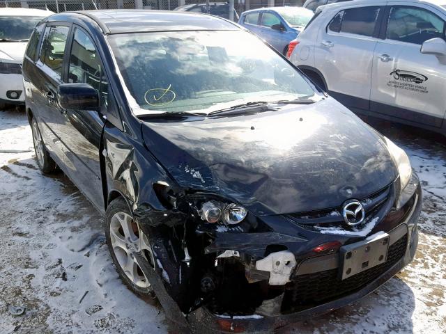 JM1CR293380324650 - 2008 MAZDA 5 BLACK photo 1