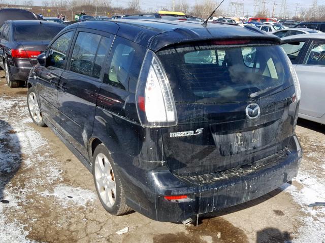 JM1CR293380324650 - 2008 MAZDA 5 BLACK photo 3