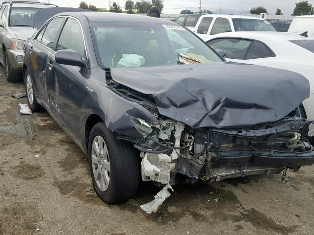 4T1BB46K69U107946 - 2009 TOYOTA CAMRY HYBR GRAY photo 1