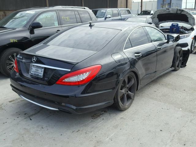 WDDLJ7DB8EA120795 - 2014 MERCEDES-BENZ CLS 550 BLACK photo 4