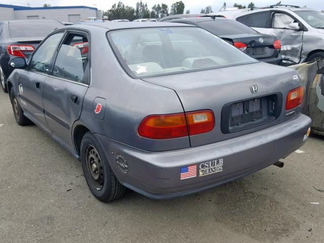 JHMEG8645RS001154 - 1994 HONDA CIVIC DX GRAY photo 3