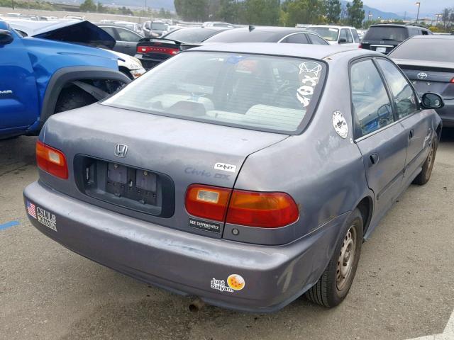 JHMEG8645RS001154 - 1994 HONDA CIVIC DX GRAY photo 4