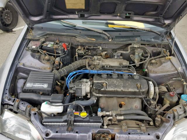 JHMEG8645RS001154 - 1994 HONDA CIVIC DX GRAY photo 7