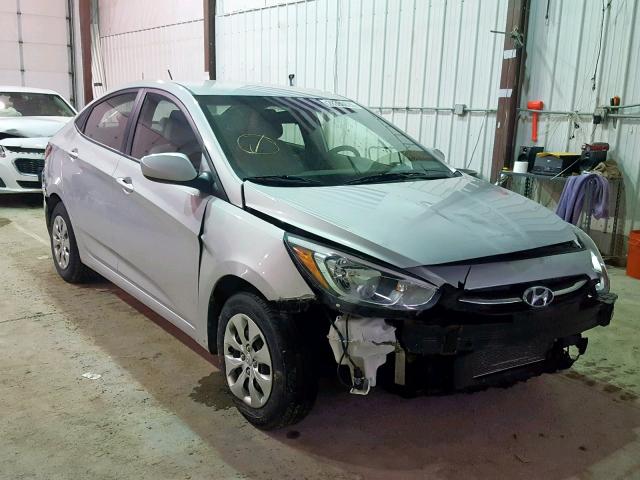 KMHCT4AEXHU306158 - 2017 HYUNDAI ACCENT SE SILVER photo 1