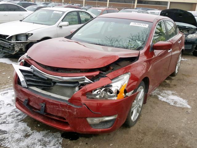 1N4BL3AP4DC170532 - 2013 NISSAN ALTIMA 3.5 RED photo 2