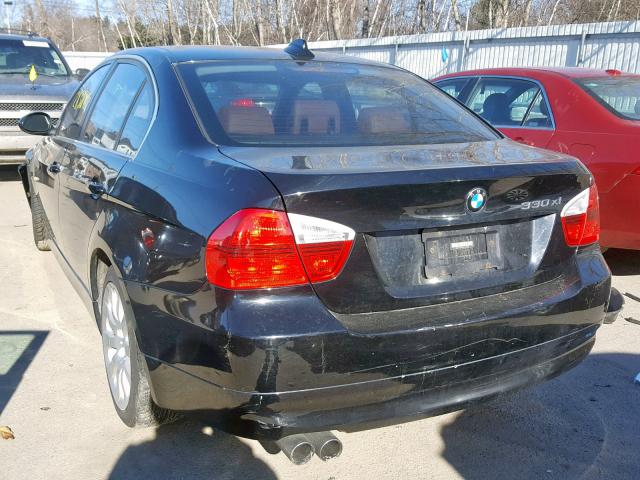 WBAVD33566KV60960 - 2006 BMW 330 XI BLACK photo 3