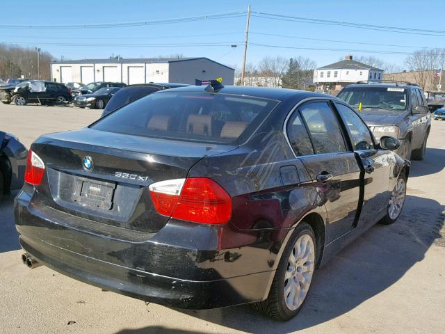 WBAVD33566KV60960 - 2006 BMW 330 XI BLACK photo 4