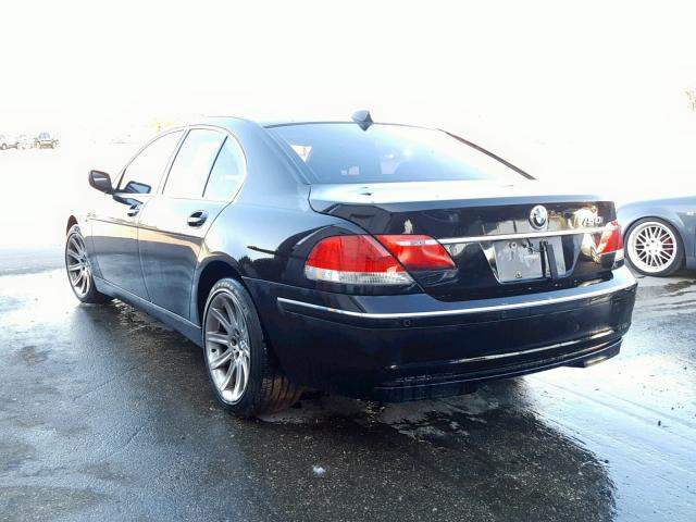 WBAHL83566DT02312 - 2006 BMW 750 I BLACK photo 3