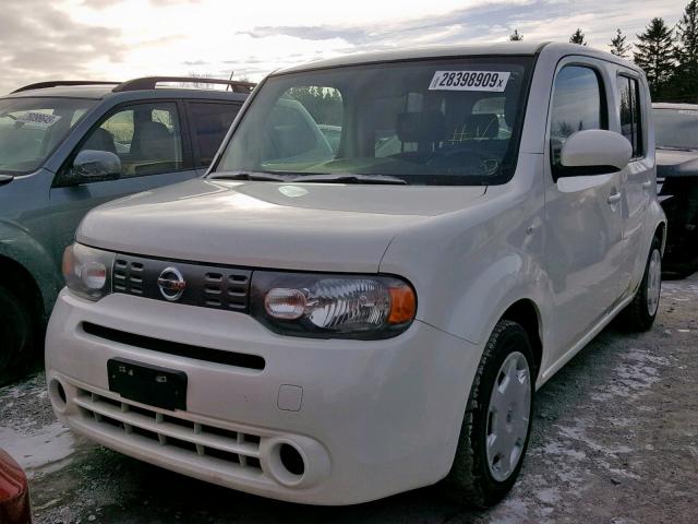 JN8AZ2KR3DT303803 - 2013 NISSAN CUBE S WHITE photo 2