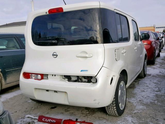 JN8AZ2KR3DT303803 - 2013 NISSAN CUBE S WHITE photo 4