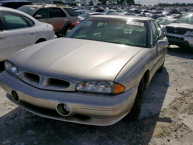 1G2HZ5215WH207543 - 1998 PONTIAC BONNEVILLE BEIGE photo 2