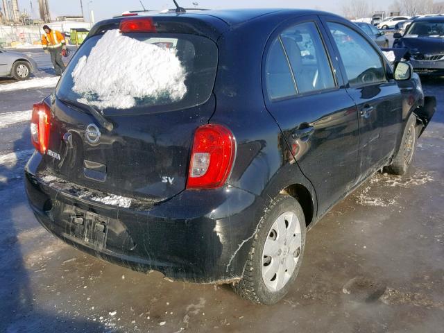 3N1CK3CP1FL270418 - 2015 NISSAN MICRA BLACK photo 4