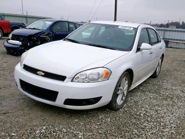 2G1WC5E35D1242013 - 2013 CHEVROLET IMPALA LTZ WHITE photo 2