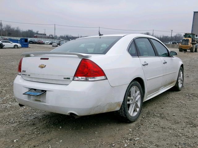 2G1WC5E35D1242013 - 2013 CHEVROLET IMPALA LTZ WHITE photo 4