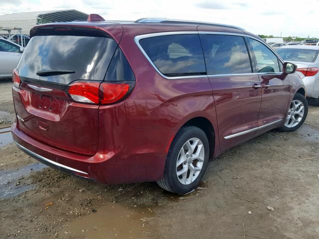 2C4RC1EG6HR533370 - 2017 CHRYSLER PACIFICA T RED photo 4