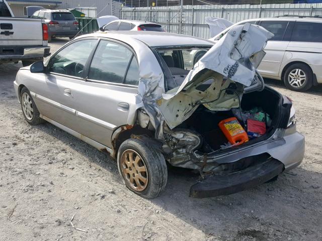 KNADC125636229062 - 2003 KIA RIO SILVER photo 3