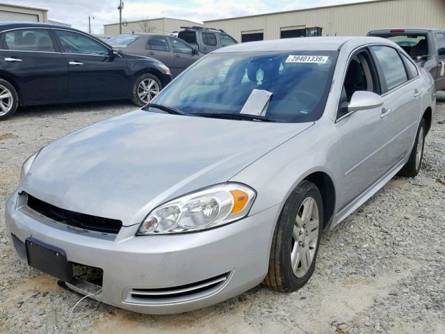 2G1WB5E38G1116543 - 2016 CHEVROLET IMPALA LIM SILVER photo 2