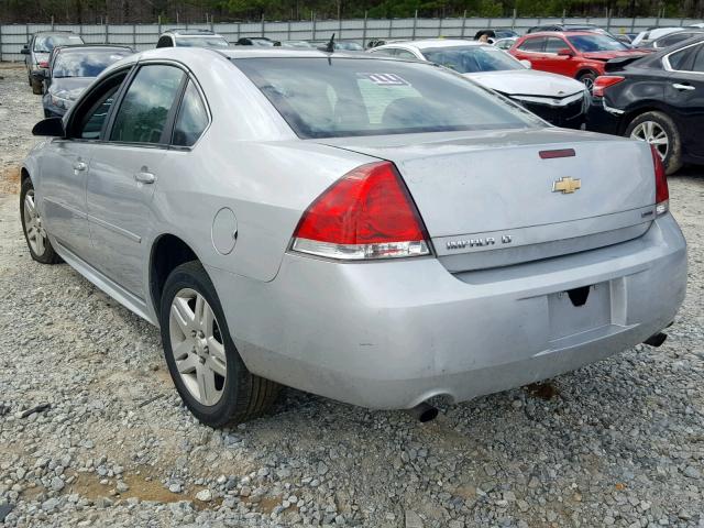 2G1WB5E38G1116543 - 2016 CHEVROLET IMPALA LIM SILVER photo 3