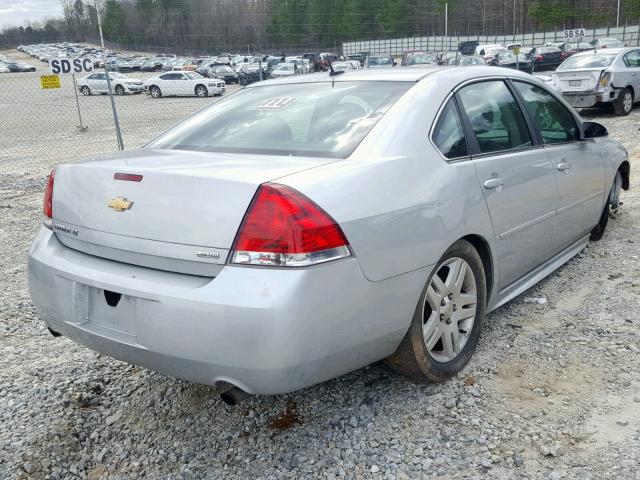 2G1WB5E38G1116543 - 2016 CHEVROLET IMPALA LIM SILVER photo 4