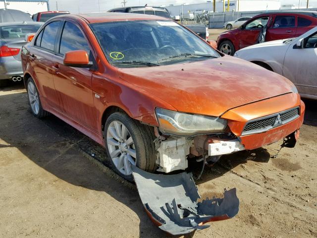 JA3AU86W29U016577 - 2009 MITSUBISHI LANCER GTS ORANGE photo 1