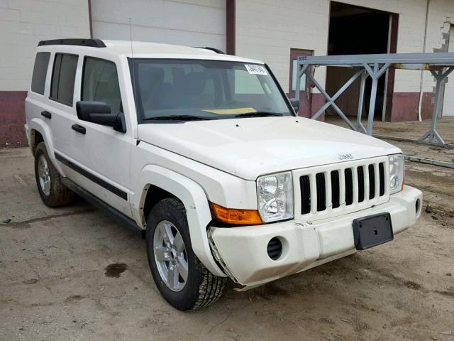 1J8HG48K66C198238 - 2006 JEEP COMMANDER WHITE photo 1