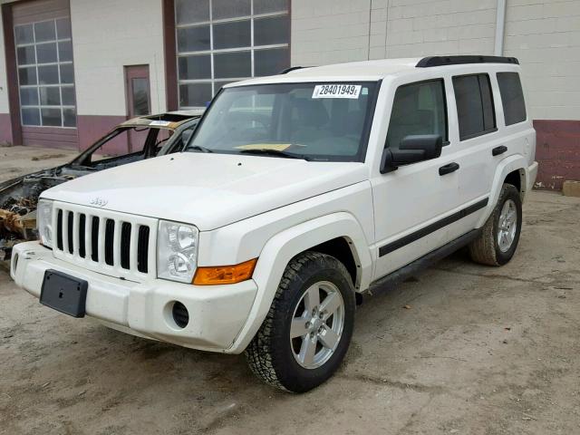 1J8HG48K66C198238 - 2006 JEEP COMMANDER WHITE photo 2
