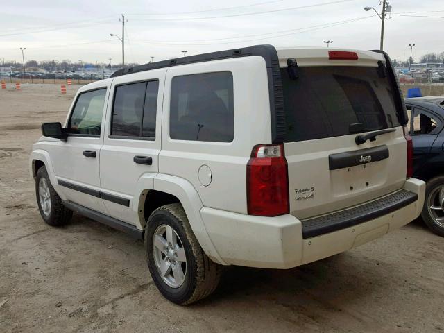 1J8HG48K66C198238 - 2006 JEEP COMMANDER WHITE photo 3