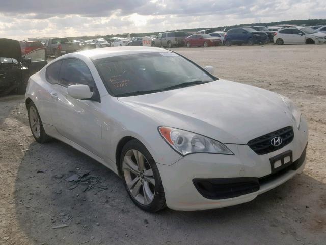 KMHHT6KD6AU028517 - 2010 HYUNDAI GENESIS CO WHITE photo 1