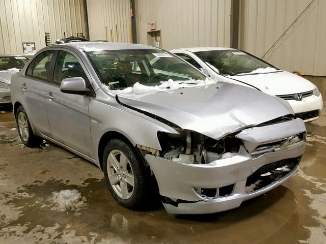 JA3AU26U68U601494 - 2008 MITSUBISHI LANCER ES SILVER photo 1