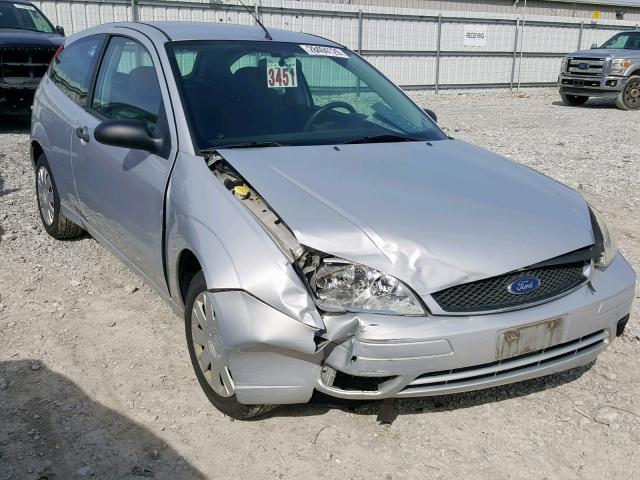 1FAFP31N97W105067 - 2007 FORD FOCUS ZX3 SILVER photo 1