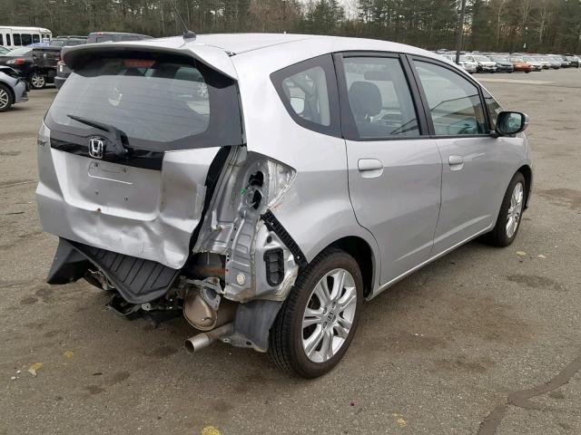 JHMGE8H32CC020037 - 2012 HONDA FIT GRAY photo 4