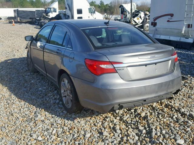 1C3CCBBBXDN546509 - 2013 CHRYSLER 200 TOURIN GRAY photo 3