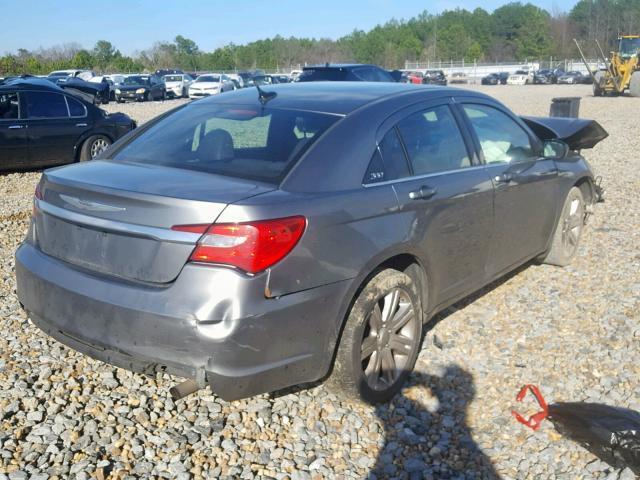 1C3CCBBBXDN546509 - 2013 CHRYSLER 200 TOURIN GRAY photo 4