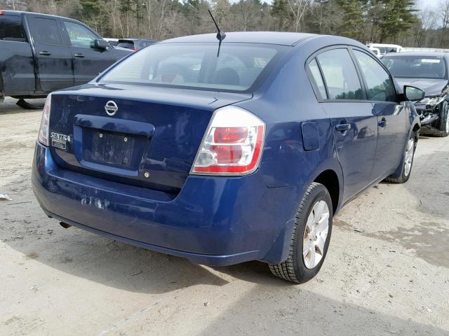 3N1AB61EX8L757727 - 2008 NISSAN SENTRA 2.0 BLUE photo 4