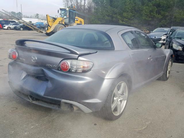 JM1FE173250158235 - 2005 MAZDA RX8 SILVER photo 4