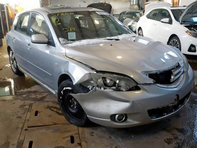 JM1BK143751251922 - 2005 MAZDA 3 HATCHBAC SILVER photo 1