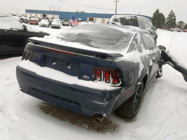 1FAFP42X82F226025 - 2002 FORD MUSTANG GT BLUE photo 4