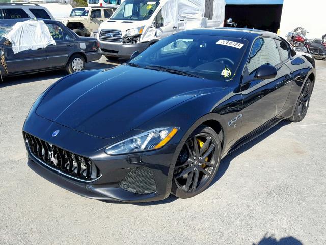 ZAM45VLA4J0259446 - 2018 MASERATI GRANTURISM BLACK photo 2