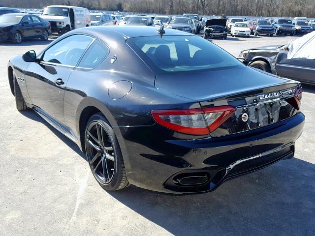 ZAM45VLA4J0259446 - 2018 MASERATI GRANTURISM BLACK photo 3