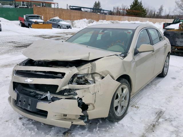 1G1ZH57B89F255387 - 2009 CHEVROLET MALIBU 1LT TAN photo 2