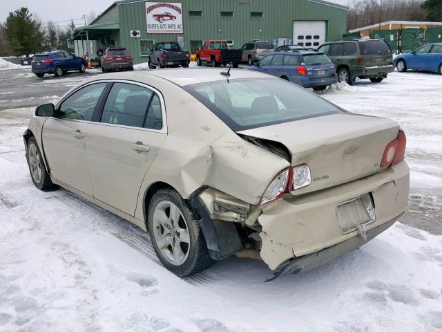1G1ZH57B89F255387 - 2009 CHEVROLET MALIBU 1LT TAN photo 3