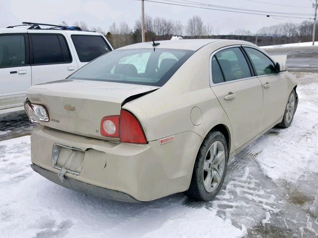 1G1ZH57B89F255387 - 2009 CHEVROLET MALIBU 1LT TAN photo 4