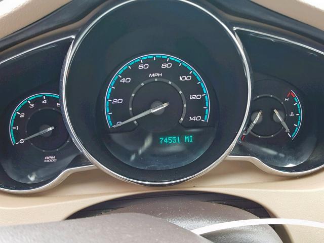 1G1ZH57B89F255387 - 2009 CHEVROLET MALIBU 1LT TAN photo 8