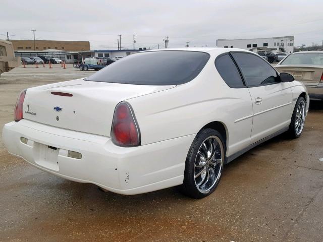 2G1WW12E949380001 - 2004 CHEVROLET MONTE CARL 白色 照片 4