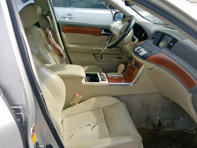 JNKBY01E76M207948 - 2006 INFINITI M45 BASE GOLD photo 5