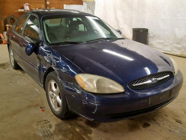 1FAFP55S32G103538 - 2002 FORD TAURUS SES BLUE photo 1