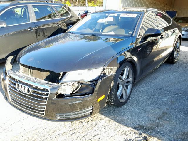 WAUSGAFC4CN002172 - 2012 AUDI A7 PRESTIG BLACK photo 2