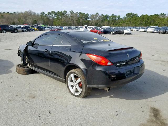 1G2ZH36N984117069 - 2008 PONTIAC G6 GT BLACK photo 3