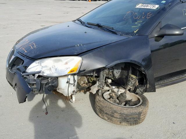 1G2ZH36N984117069 - 2008 PONTIAC G6 GT BLACK photo 9